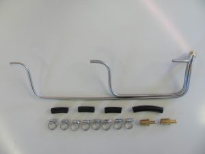 Fuel Line Kit, Triple Stromberg, Front