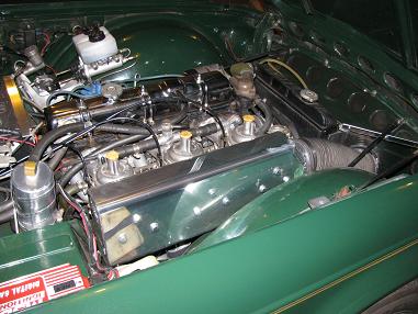 Under the hood of the Triumph TR6