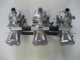 Triple 175CD Carb and Manifold Assembly