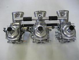 Triple 175CD Carb and Manifold Assembly