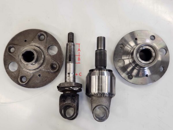 OEM vs Good Parts Rear Hub Internal Comparison